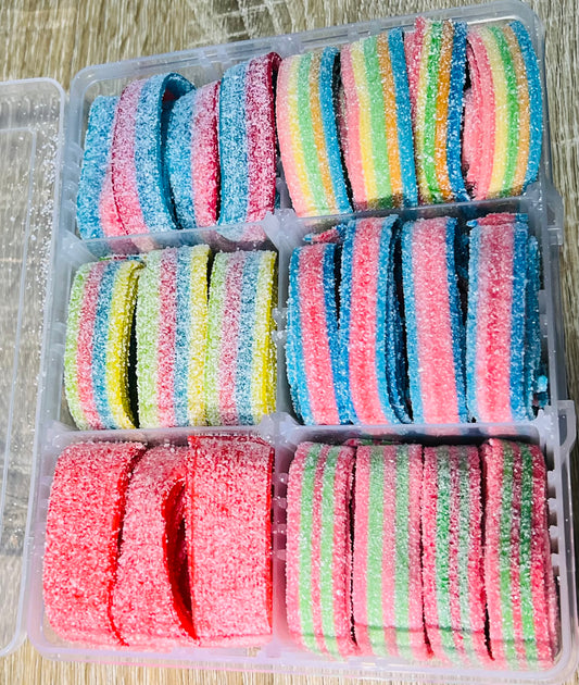 6 Varieties of sour straps, Endless Fun